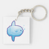 Niedlicher Sunfish Schlüsselanhänger (Rückseite)