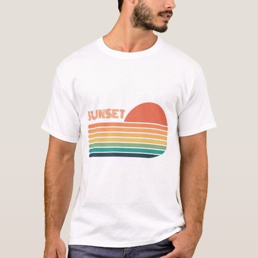 Niedlicher Sunset-T - Shirt (Vorderseite)