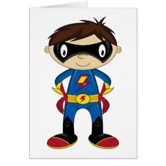 Niedlicher Superhero-Junge