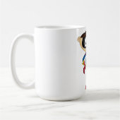 Niedlicher Superhero-Junge Kaffeetasse (Links)
