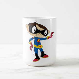 Niedlicher Superhero-Junge Kaffeetasse