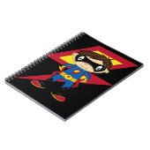 Niedlicher Superhero-Junge Notizblock (Linke Seite)