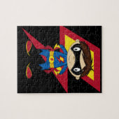 Niedlicher Superhero-Junge Puzzle (Horizontal)