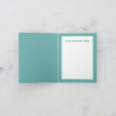 Niedlicher Surfbärentext Karte (Innenseite)