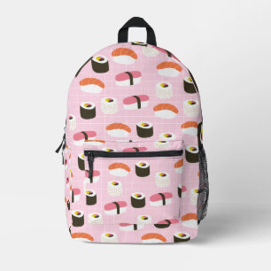 Niedlicher Sushi-Backpack Bedruckter Rucksack