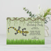 NIEDLICHER süßer schwarzer Einladung (Stehend Vorderseite)