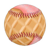 Niedlicher süßer Sieg Eiscreme Kronensprinklen Ros Baseball (Rückseite)