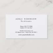 Niedlicher süßer Yorkshire-Terrier Yorkie Visitenkarte (Rückseite)