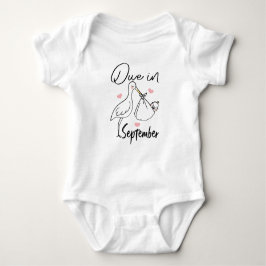 Niedlicher Swan, der im September eine neue, sonni Baby Strampler