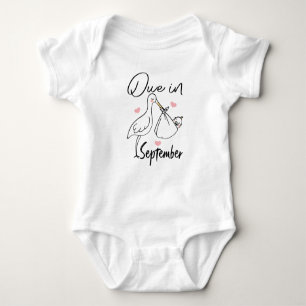 Niedlicher Swan, der im September eine neue, sonni Baby Strampler