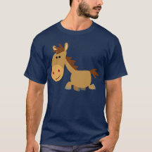 Niedlicher Sweet Cartoon Pferd T - Shirt