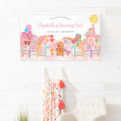 Niedlicher Sweet Celebration Candyland Kindergebur Banner (Insitu)