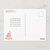 Niedlicher Sweet Celebration Candyland Kindergebur Postkarte (Rückseite)