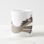 Niedlicher Swift Cartoon Pferde Jumbo Tasse (Vorderseite)