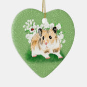 Niedlicher syrischer Hamster-Kunsthandwerksartikel Keramikornament (Rechts)