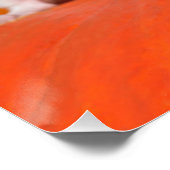 Niedlicher syrischer Hamster White Black Gepunktet Poster (Ecke)