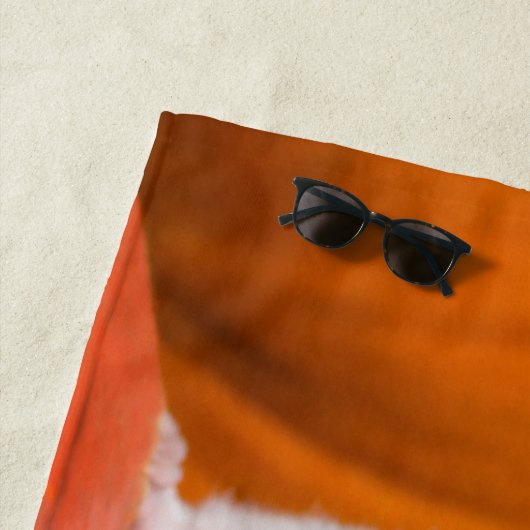 Niedlicher syrischer Hamster White Black Gepunktet Strandtuch (Beispiel)