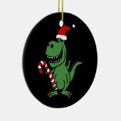 Niedlicher T-rex Dinosaurier in der Keramik Ornament (Rechts)