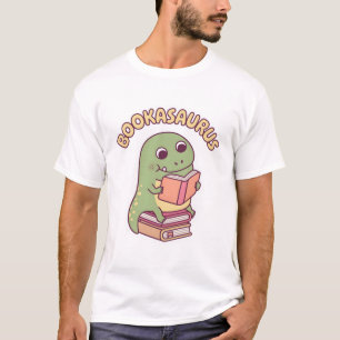 Niedlicher T-rex Dinosaurier Leser eines Buchbuche T-Shirt