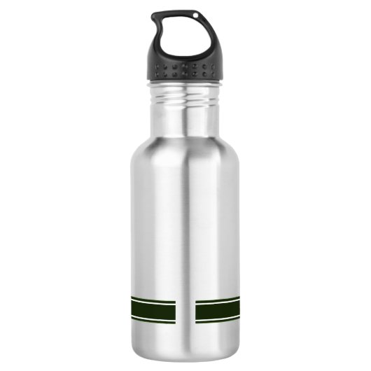 Niedlicher T-Rex-Riding Monster Truck Dinosaurier  Edelstahlflasche (Rückseite)