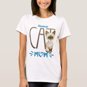 Niedlicher T - Shirt der Mama Siamese