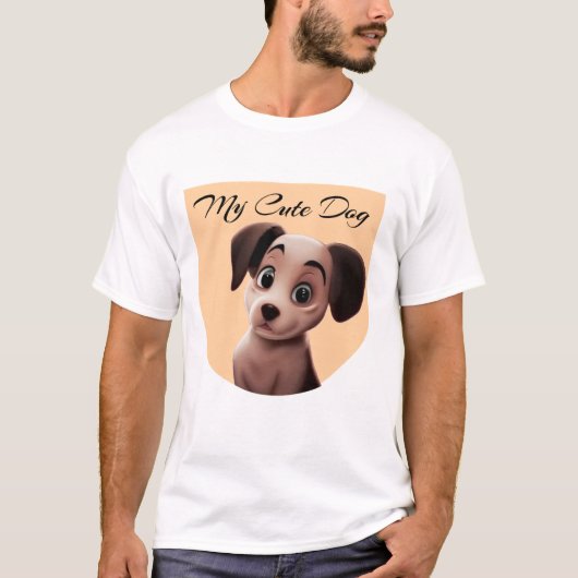 "Niedlicher T - Shirt des Hundes Lover" (Vorderseite)