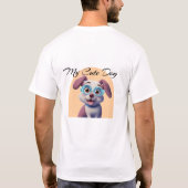 "Niedlicher T - Shirt des Hundes Lover" (Rückseite)