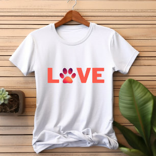 Niedlicher T - Shirt für Dog-Liebe