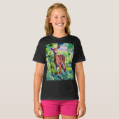 Niedlicher T - Shirt für Kleinhirsche Digitale Kun (Vorne ganz)