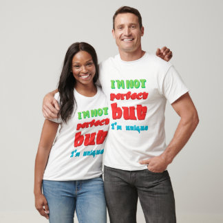 Niedlicher T - Shirt ich bin nicht perfekt, aber i