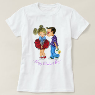 Niedlicher T - Shirt Ihr Valentinstag Geschenk