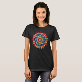 Niedlicher T - Shirt Mandala Farbenspiel