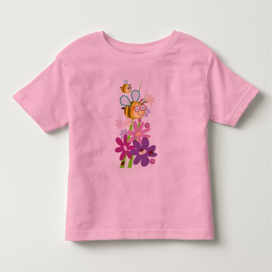 Niedlicher T - Shirt mit Hummelbienen (Vorderseite)