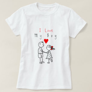 Niedlicher T - Shirt mit Text - Anpassbar