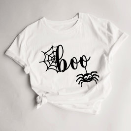 Niedlicher T - Shirt von Boo Halloween Womens