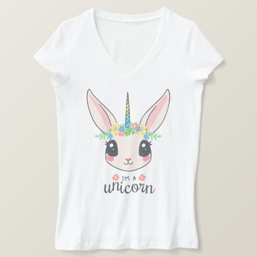 niedlicher T - Shirt von Unicorn (Design vorne)