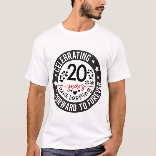 Niedlicher T - Shirt zum 20. Jahr (Vorderseite)