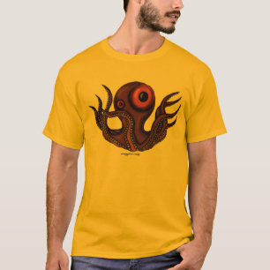Niedlicher T - Shirtentwurf der lustigen Krake T-Shirt