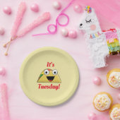 Niedlicher Taco Dienstag Pappteller (Party)