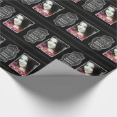 Niedlicher Tafel-und Absolvent-Foto-Abschluss Geschenkpapier (Ecke)