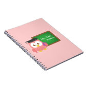 Niedlicher Tag der Bewertung durch den Pink Owl Te Notizblock (Rechte Seite)