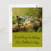 Niedlicher Tag der Chameleon-Väter Postkarte (Vorne/Hinten)