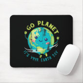 Niedlicher Tag der Erde Mousepad (Mit Mouse)