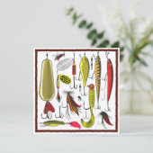 Niedlicher Tag der glücklichen Väter Feiertagskarte (Stehend Vorderseite)