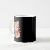 Niedlicher Tag der Katze Sommerflagge Kaffeetasse (Vorderseite Links)