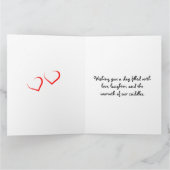 Niedlicher Tag der Kinderschwärmerei Karte (Innenseite)