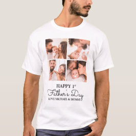 Niedlicher Tag der Moderne Happy First Vathers T-Shirt