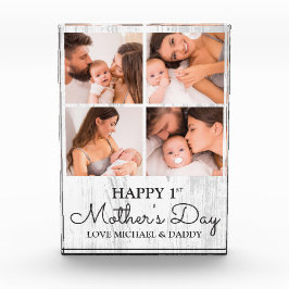 Niedlicher Tag der Neugeborenen Fotoblock