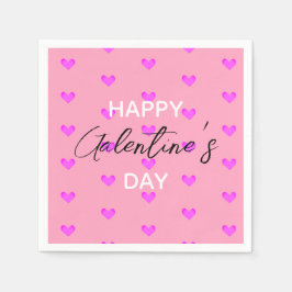 Niedlicher Tag des Herzens der Glückseligen Galent Serviette