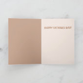 Niedlicher Tag des Vaters der Katze Karte (Innenseite)